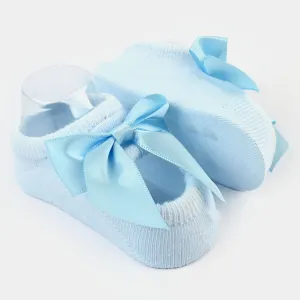 1 PAIR INFANT SOCKS | SKY BLUE