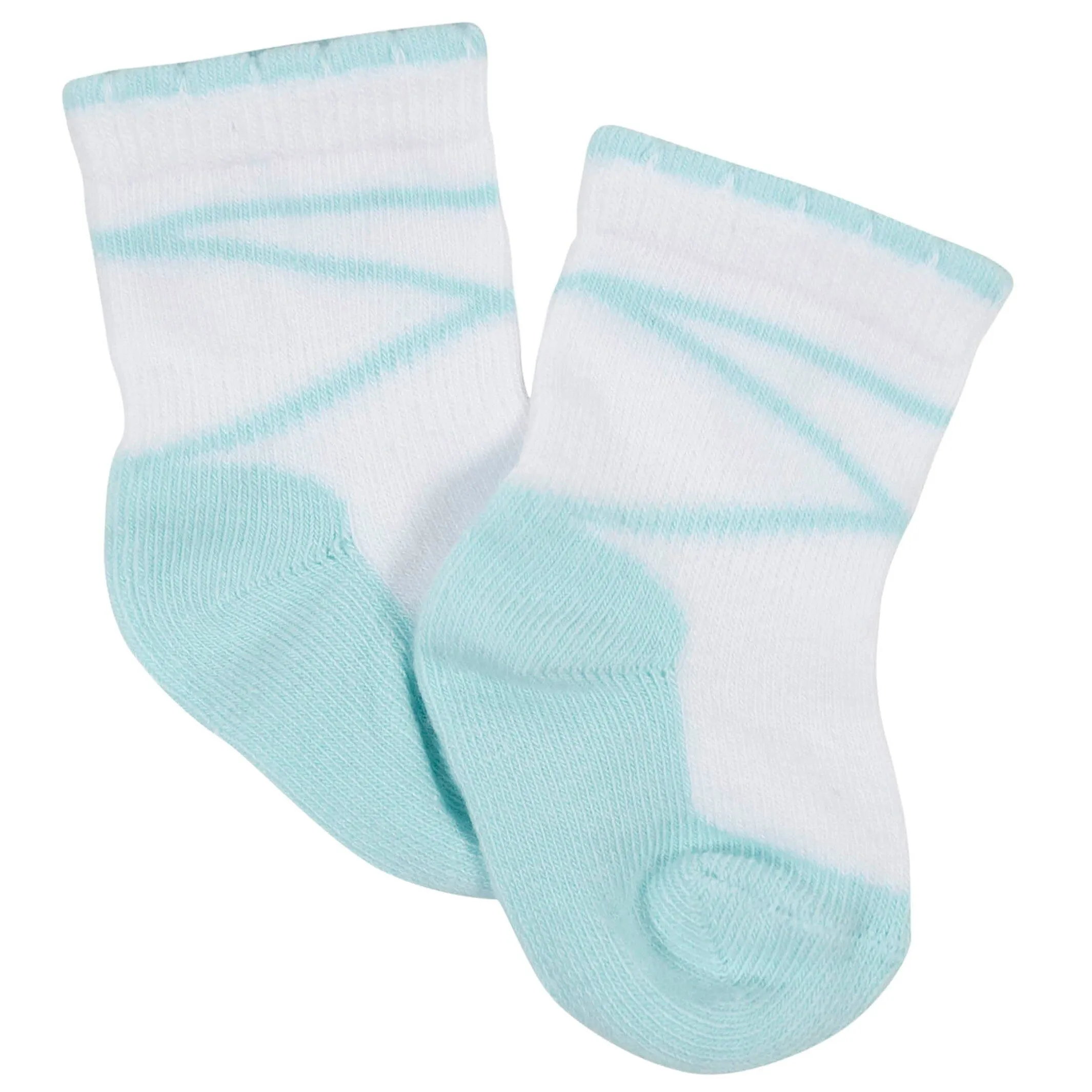 12-Pack Baby Girls Love, Floral, & Fairy Tale Wiggle-Proof™ Socks