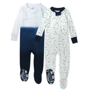 2-Pack Organic Cotton Snug-Fit Footed Pajama