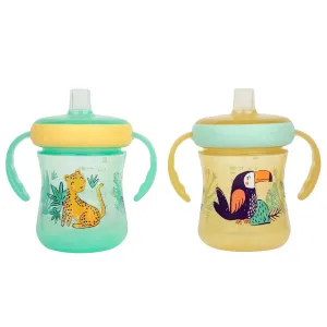 2-Pack Rainforest Soft Spout Trainer Cups Y6916