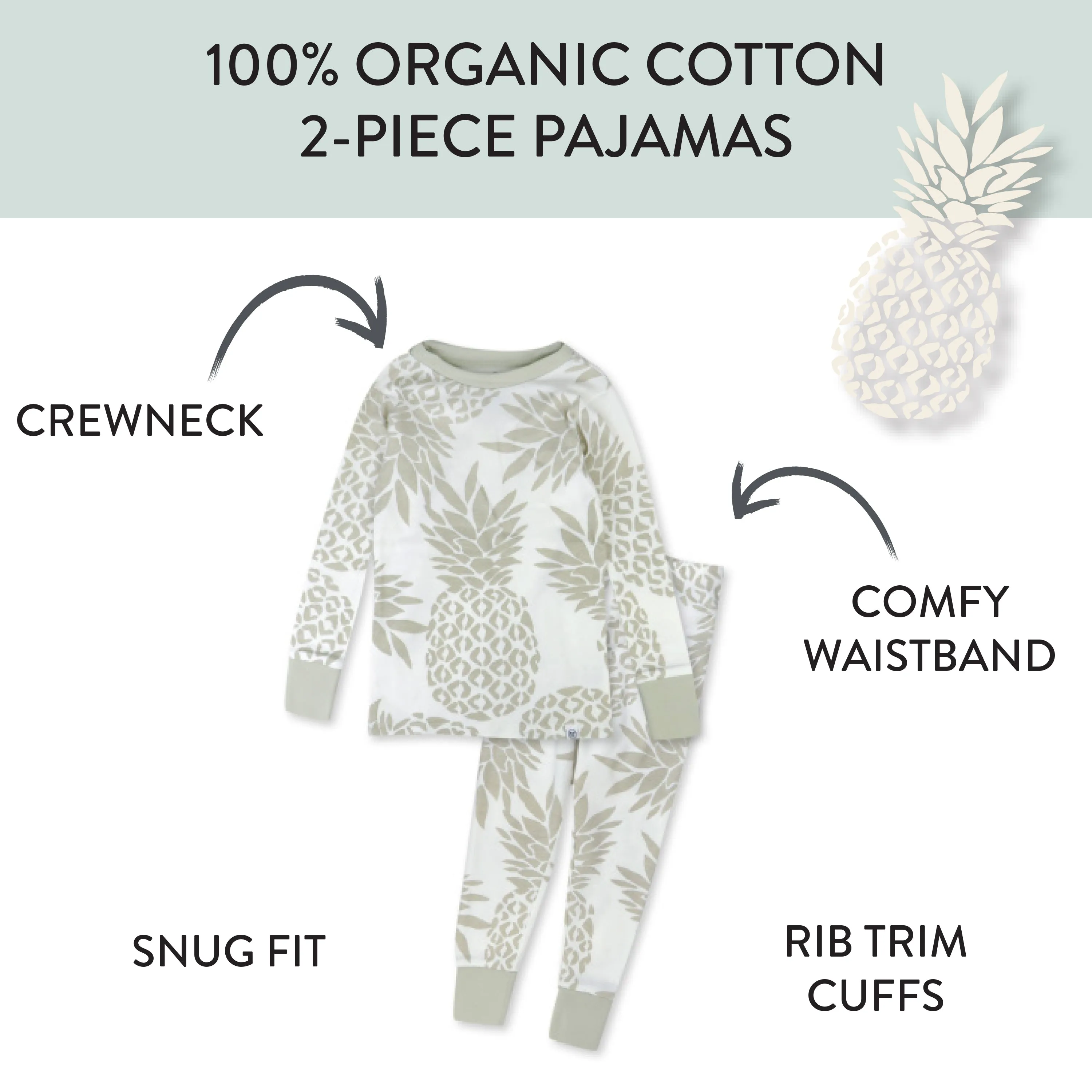 2-Piece Organic Cotton Pajamas