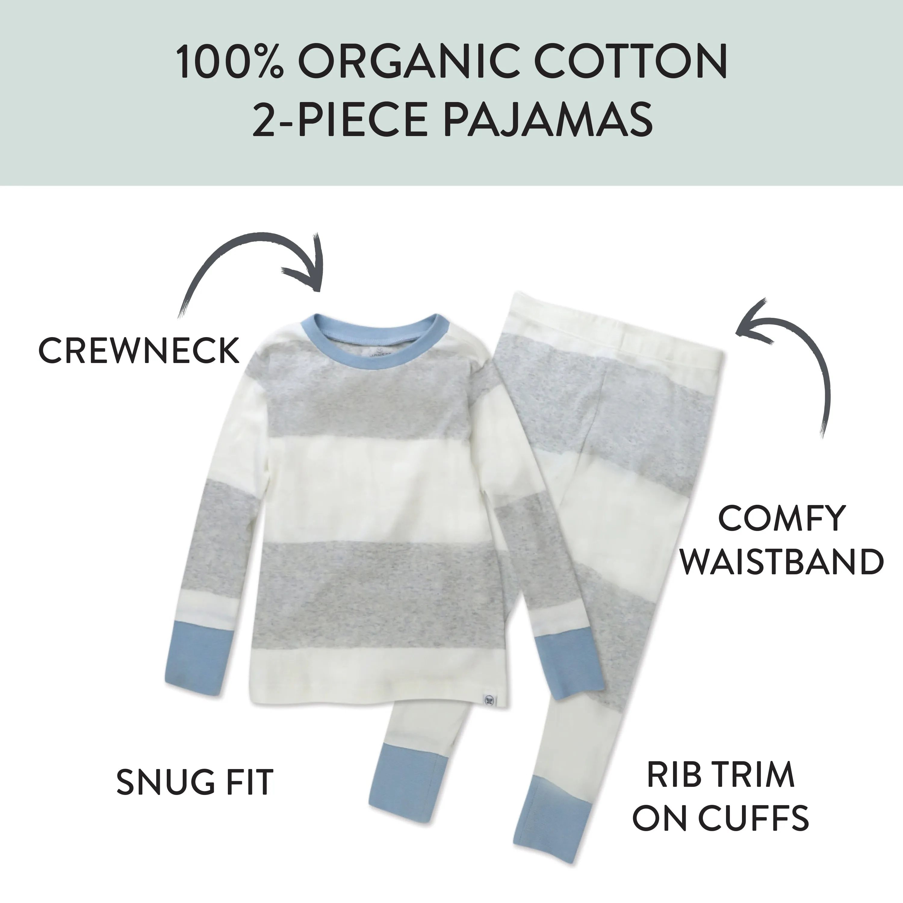 2-Piece Organic Cotton Pajamas