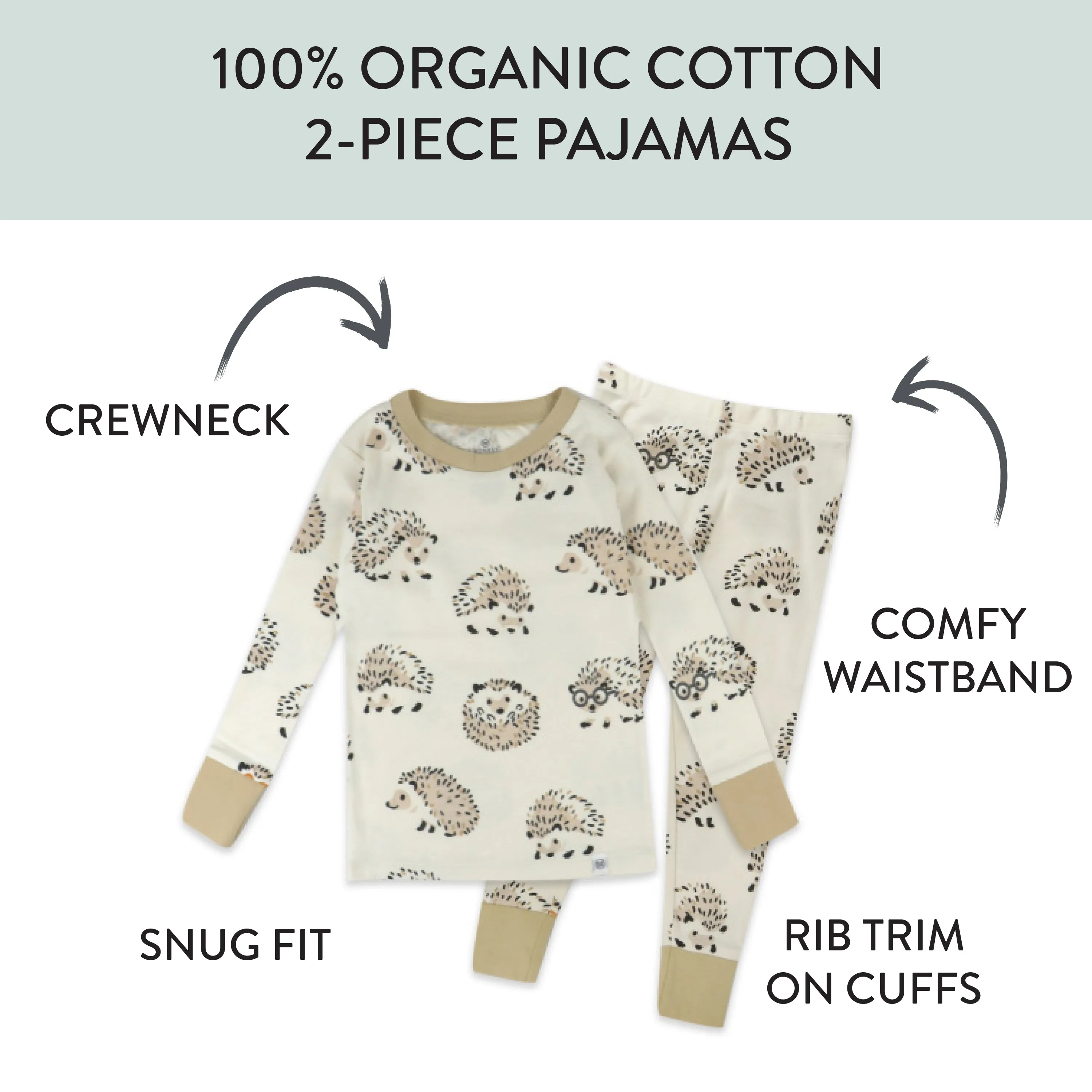 2-Piece Organic Cotton Pajamas