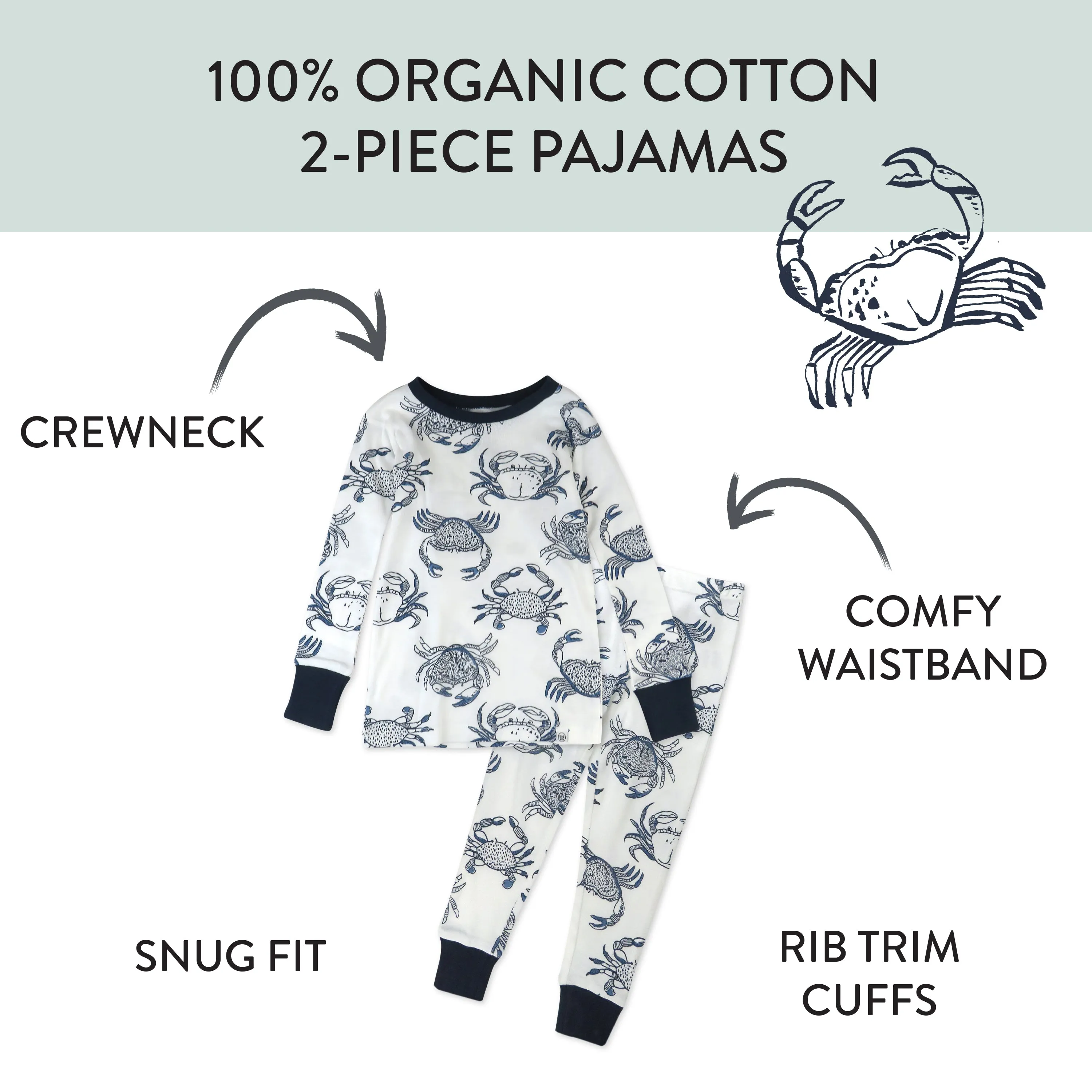 2-Piece Organic Cotton Pajamas