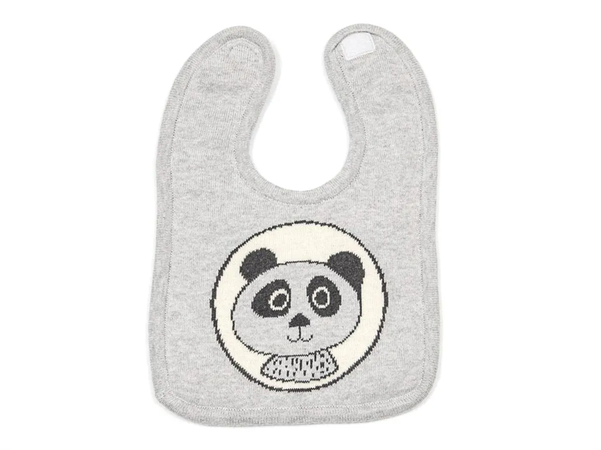 3 Piece Bert Panda Bear Baby Toy Soother Bib and Booty Set