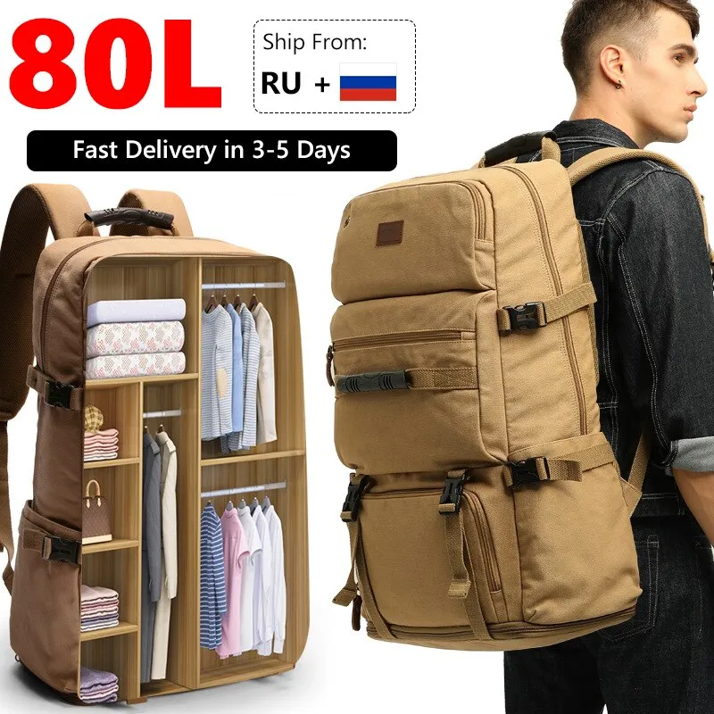 80L Golf Bags Men For Airlines Golf Aviation Bag Traveling Camping Backpack Shoes Bags Sports Bag sacoche homme X261D