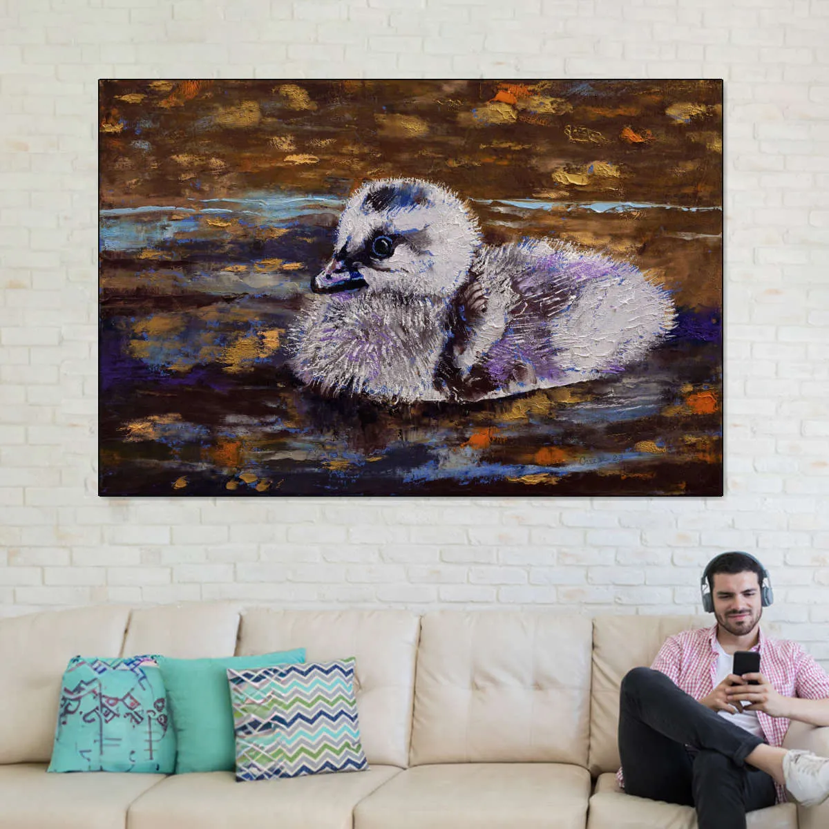 A Duckling Wall Art