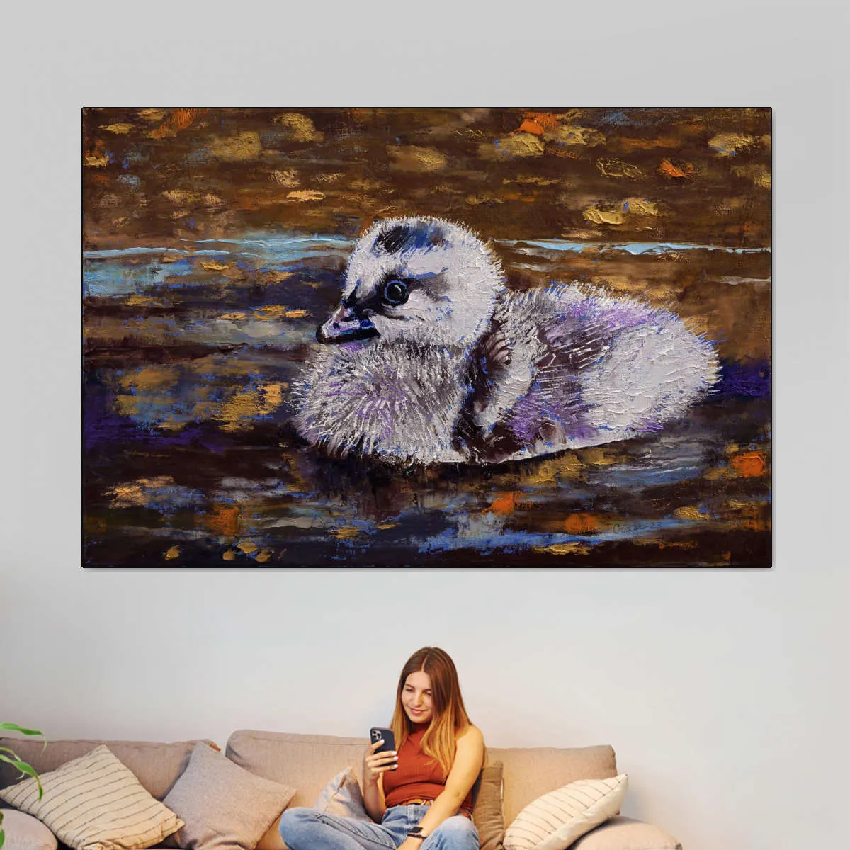 A Duckling Wall Art