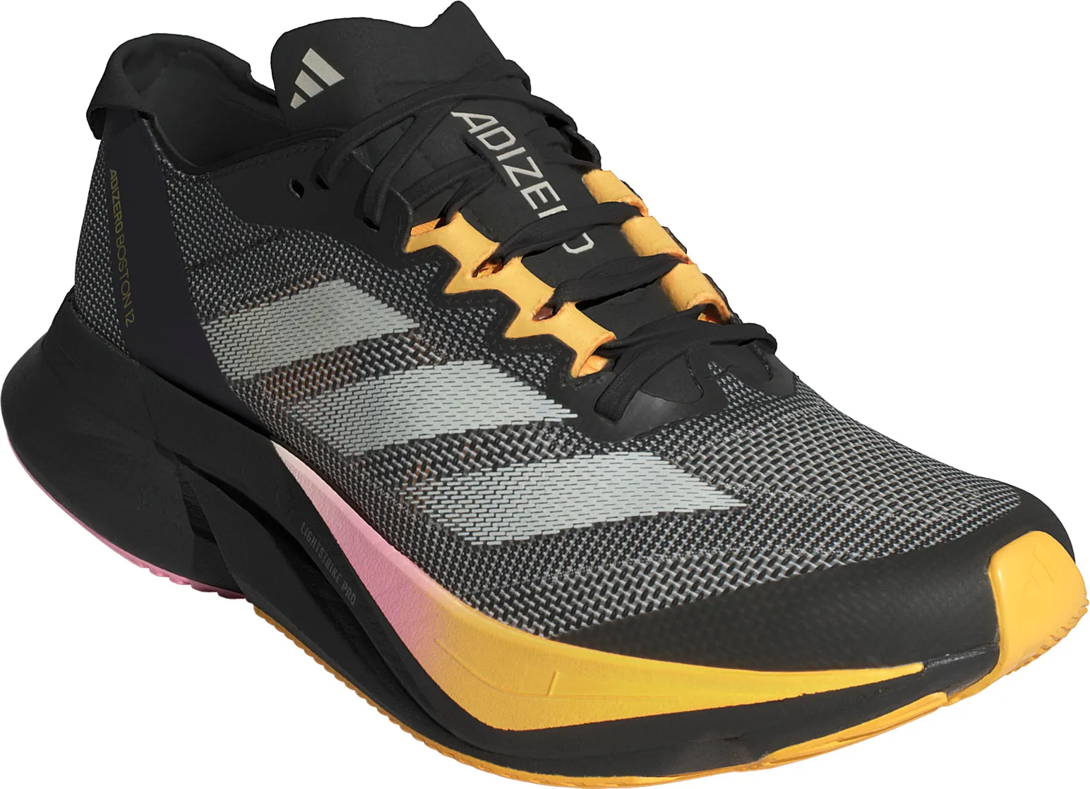 adidas Adizero Boston 12 Womens Running Shoes - Black