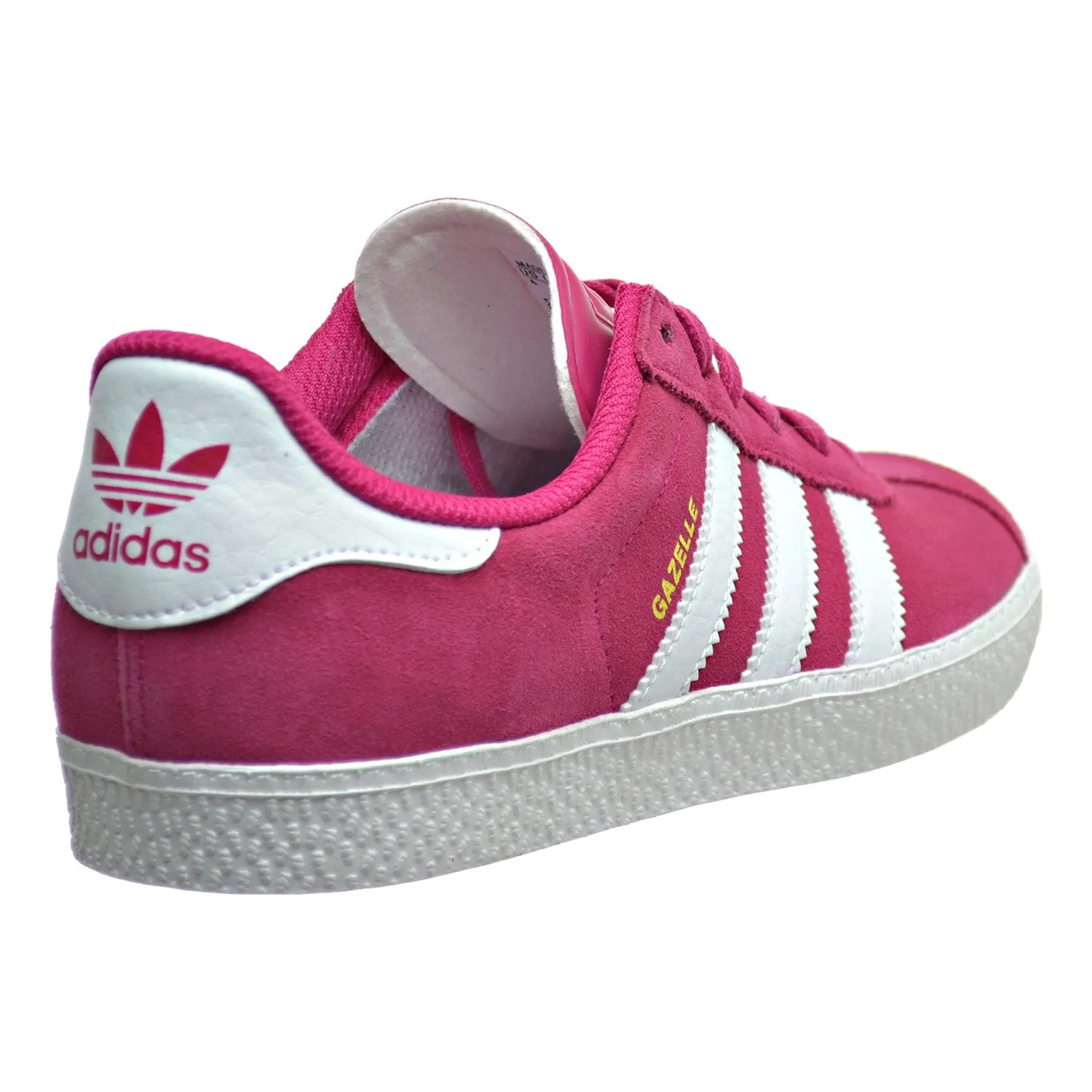 Adidas Gazelle 2 J Big Kid's Shoes Bold Pink/White/White