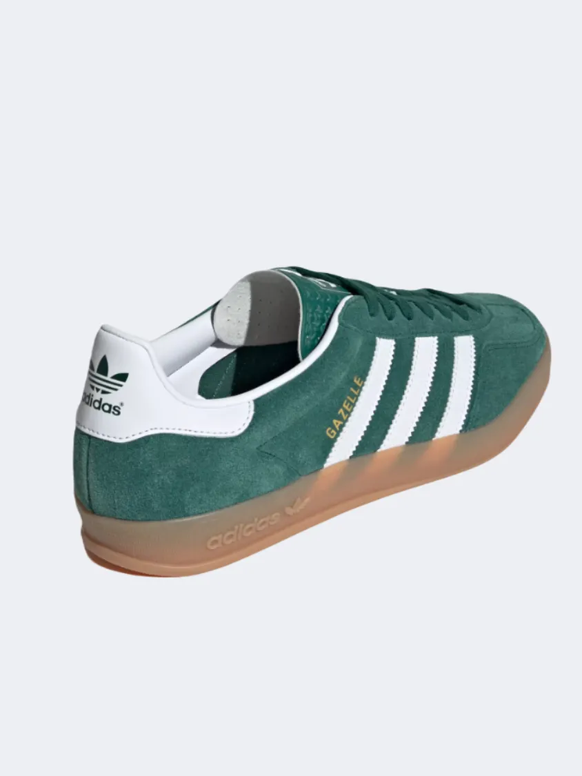 Adidas Gazelle Indoor Men Original Shoes Green/White/Gum