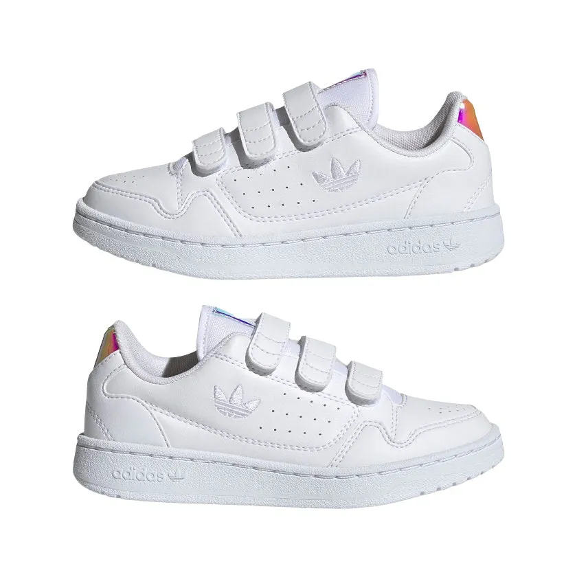 Adidas Originals sneakers da bambina con strappo NY 90 CF C FY9847 white