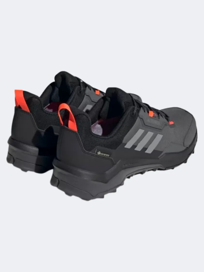 Adidas Terrex Ax4 Goretex Men Outdoor Shoes Grey/Solar Red