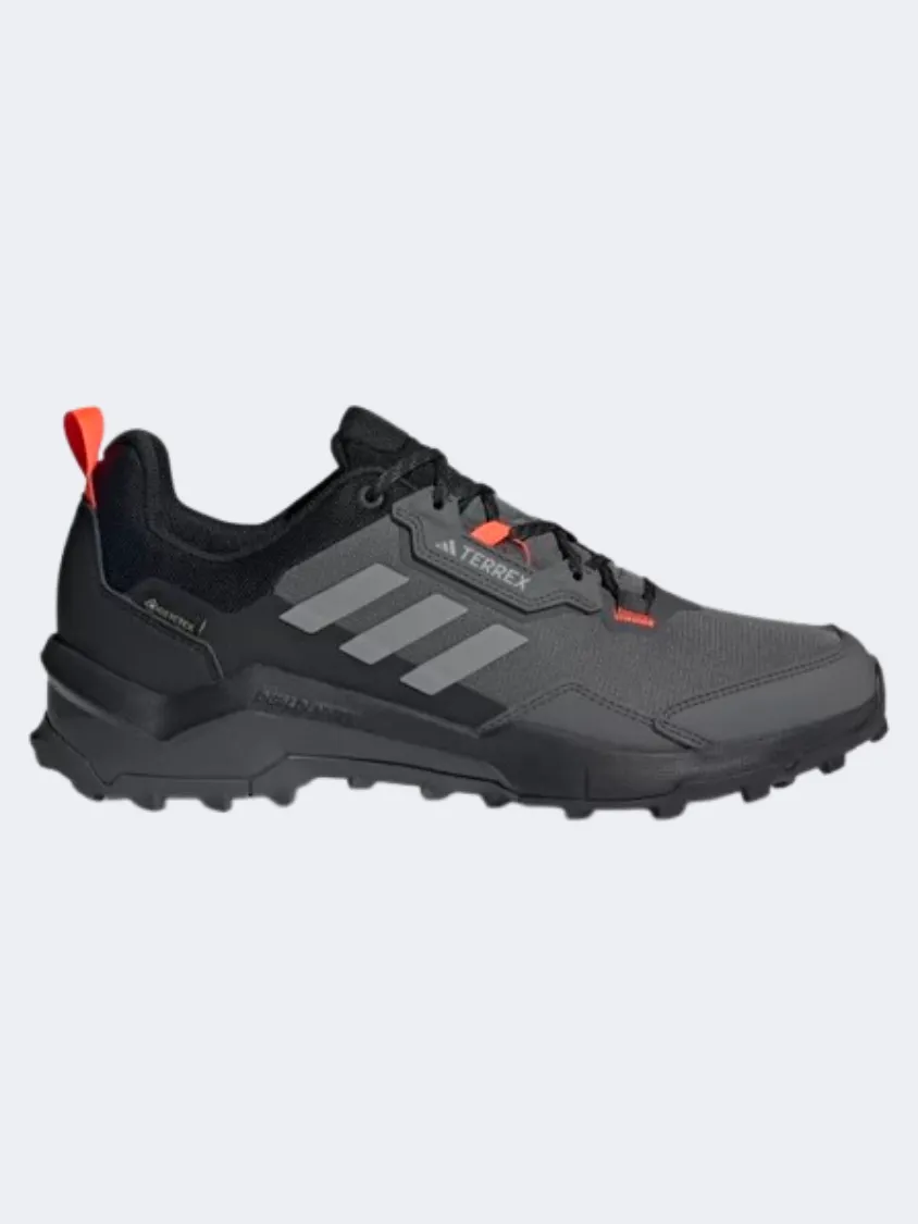 Adidas Terrex Ax4 Goretex Men Outdoor Shoes Grey/Solar Red