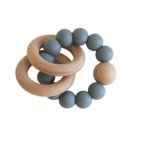 Alimrose - Beechwood Teether Rings Set - Storm Grey