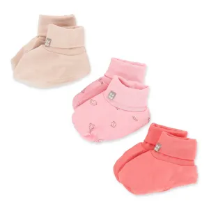 An Adventure Bamboo Baby Booties 3Pc Bundle (Pink)