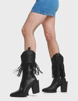 Astonishing Western Calf Boots