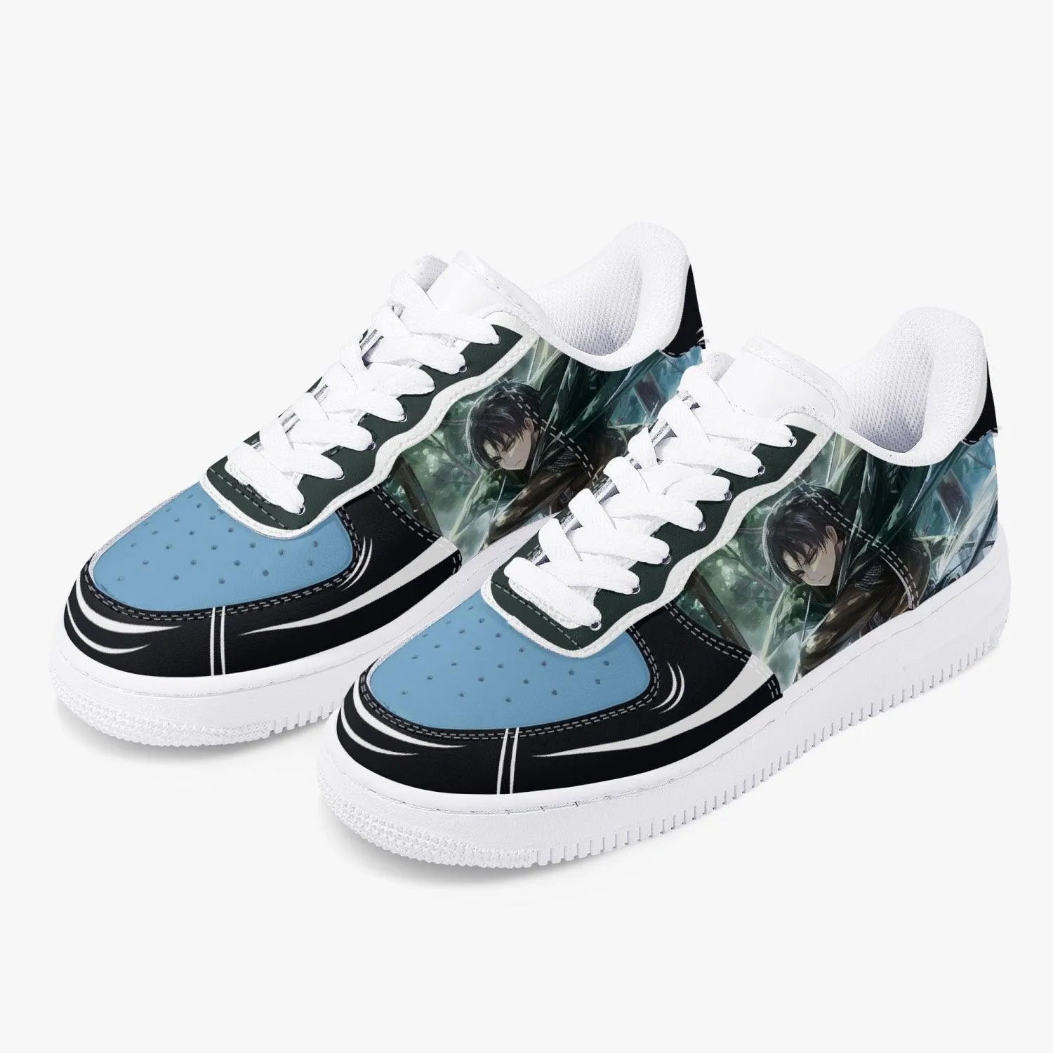 Attack On Titan Levi Ackerman AF1 Anime Shoes