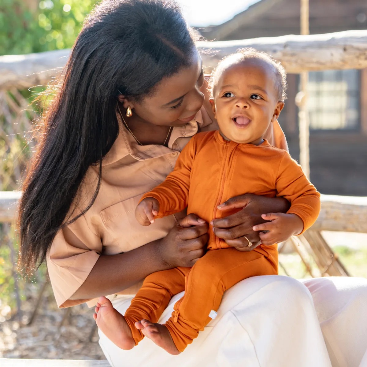 Baby Bamboo Pajamas W/ Dreamcuffs®