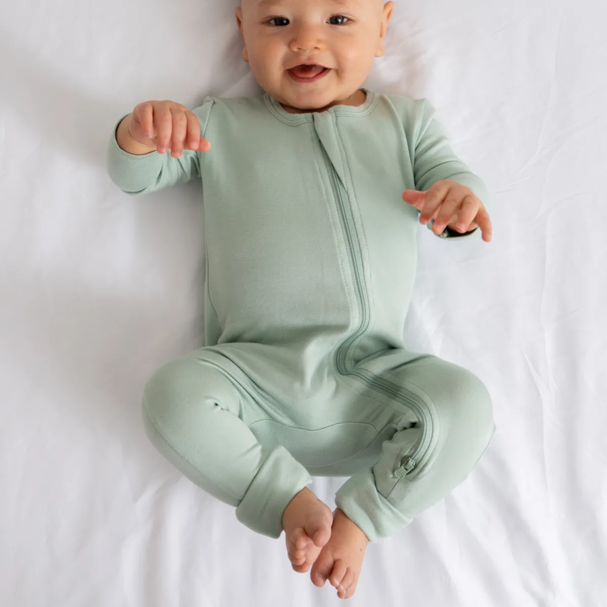 Baby Bamboo Pajamas W/ Dreamcuffs®