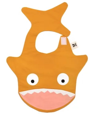 BABY BITES   Shark waterproof cotton bib 