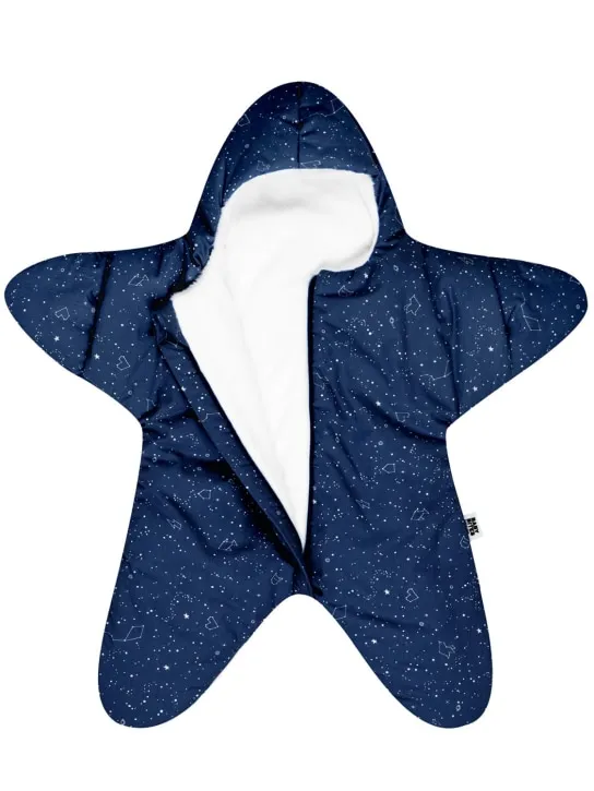 BABY BITES   Star cotton newborn sleeping bag 