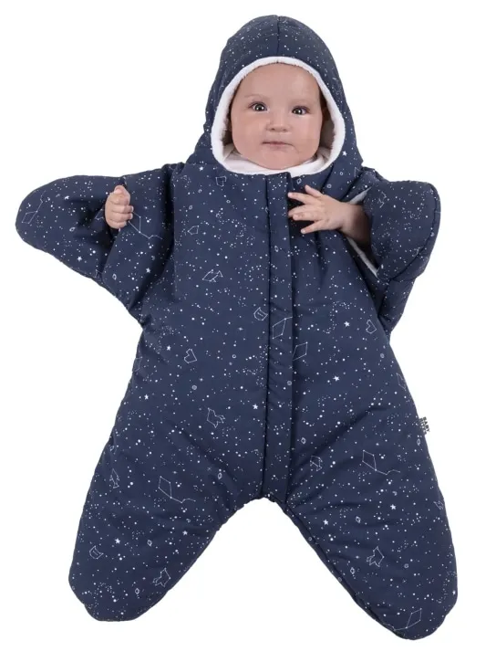 BABY BITES   Star cotton newborn sleeping bag 