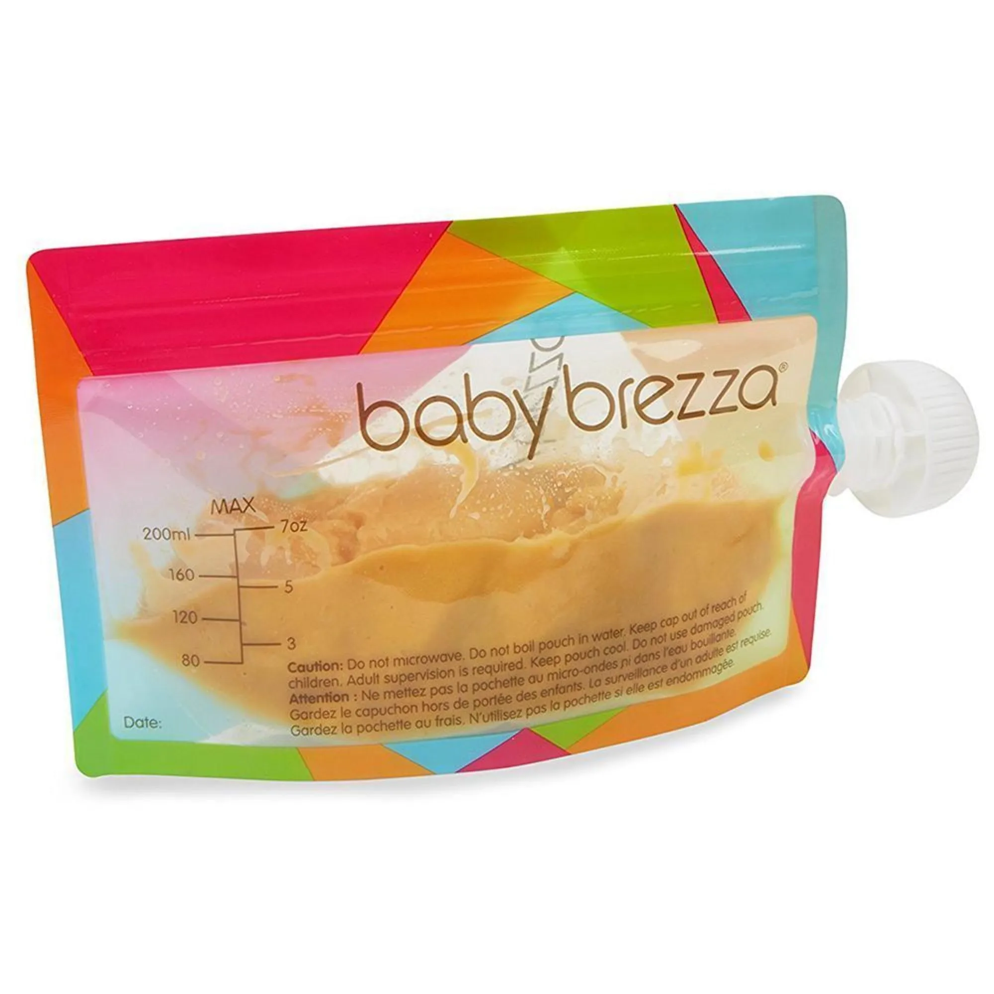 BABY BREZZA Food pouches 10pk