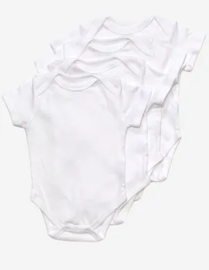 Baby Cotton Short Sleeve Bodysuits 4-Pack