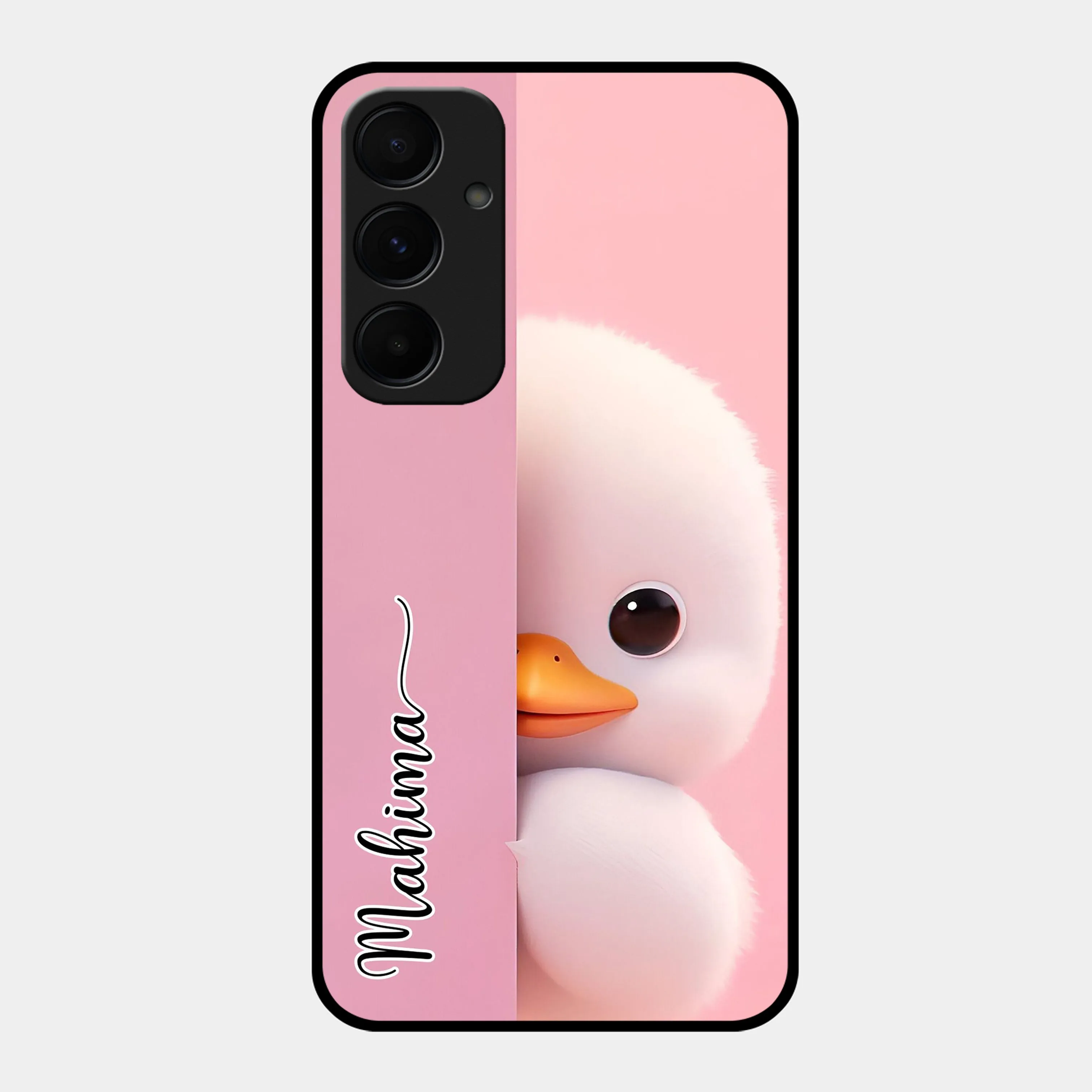 Baby Duck Glossy Metal Case Cover For Google