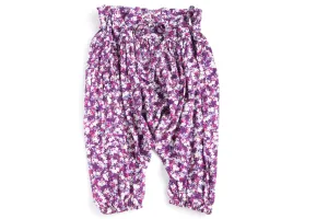 Baby Girls Floral Harem Pants | Purple Rain