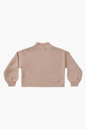 Baby Girls Sweater Rylee   Cru Heathered Rose