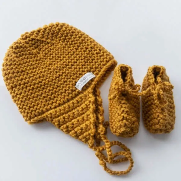 Baby Hat and Booties Set