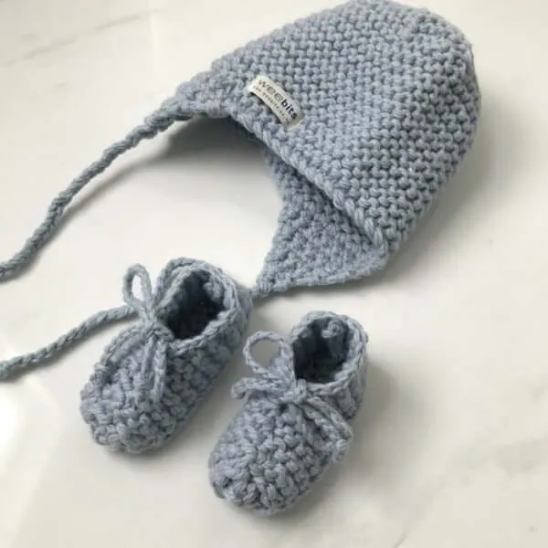 Baby Hat and Booties Set