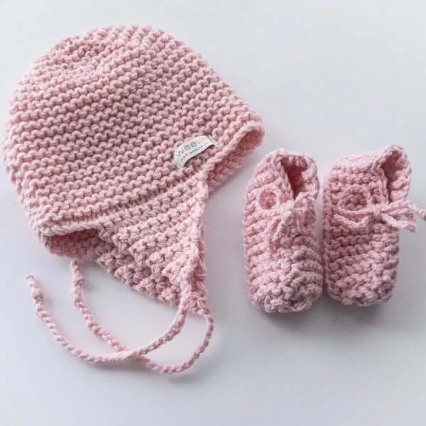 Baby Hat and Booties Set