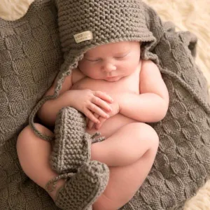 Baby Hat and Booties Set