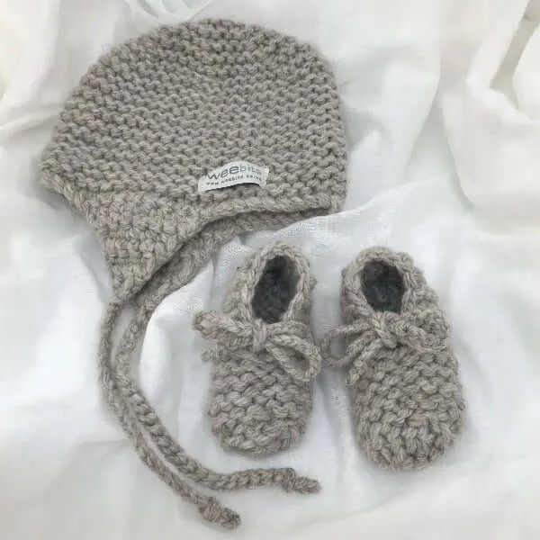 Baby Hat and Booties Set