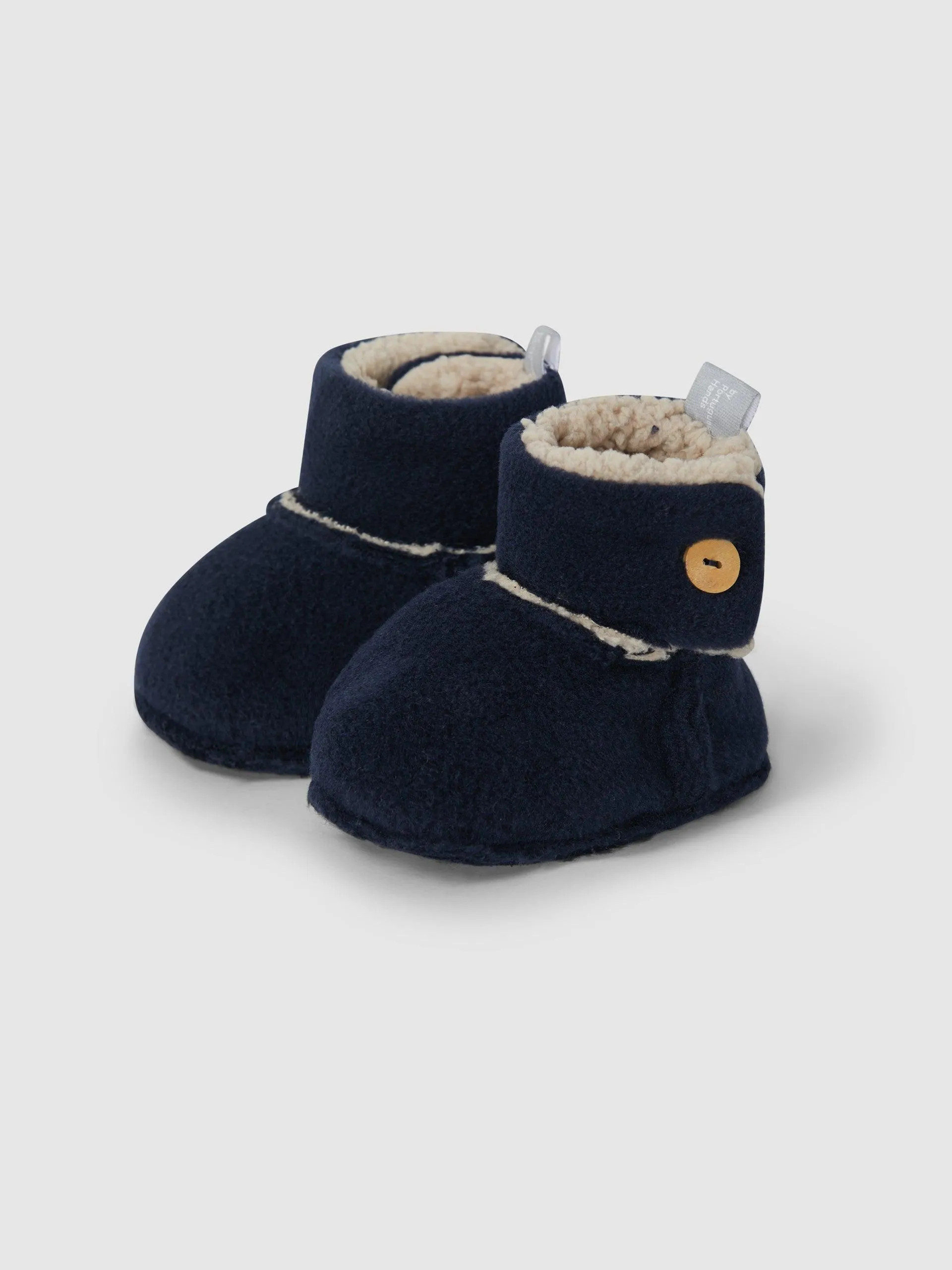 Baby Hat | Booties- Fleece - Navy | Snug