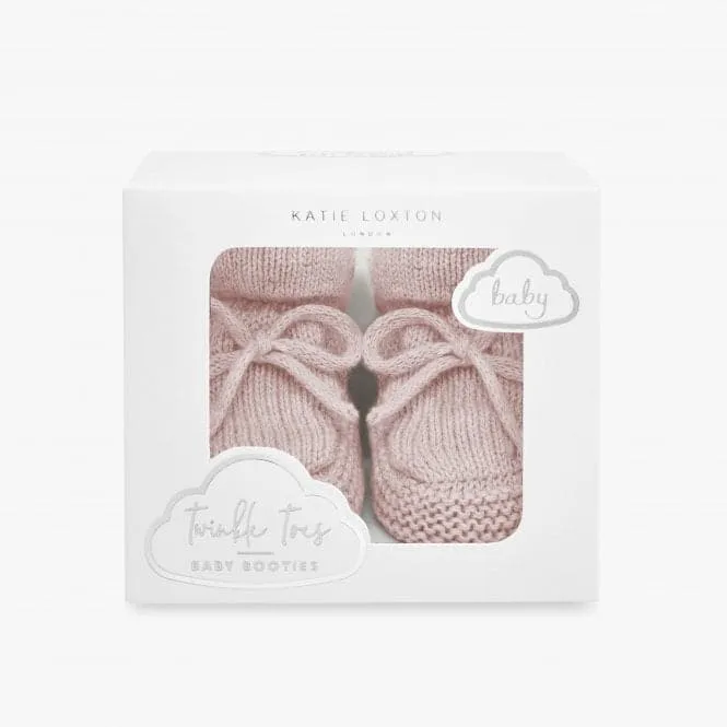 Baby Knitted Boots Pink BA0075