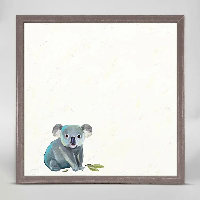 Baby Koala Mini Framed Canvas