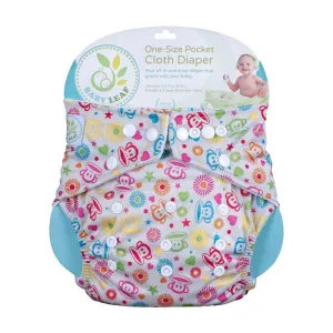 Baby Leaf Funky Monkey One-Sized Cloth Diaper