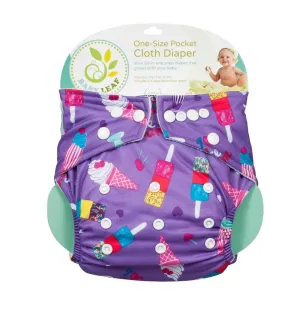 Baby Leaf Ice Cream Delight One-Size Cloth Diapers