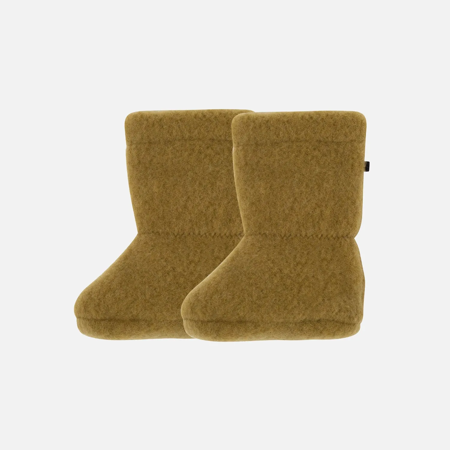 Baby Merino Wool Fleece Booties -  Golden Reed