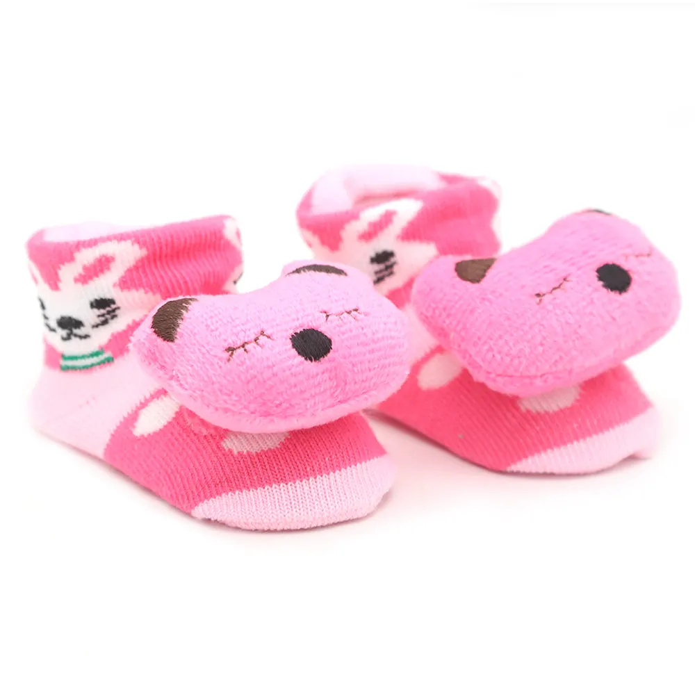 Baby Socks Booties - Pink