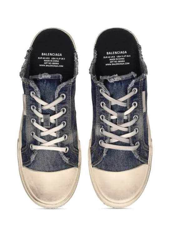 Balenciaga   Paris denim sneakers 