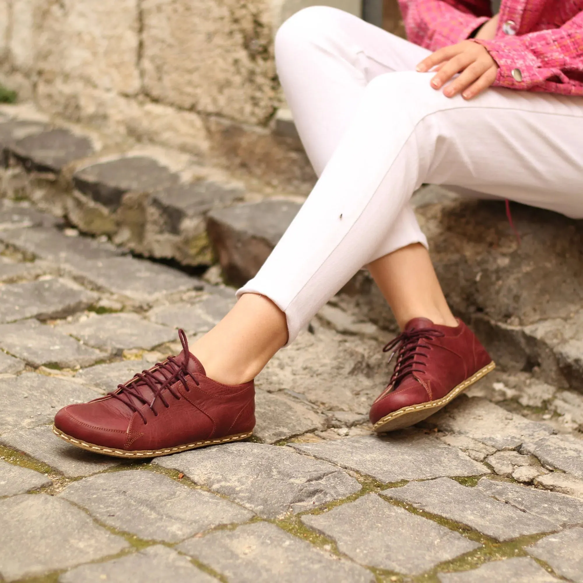 Barefoot Sneaker Burgundy for Women