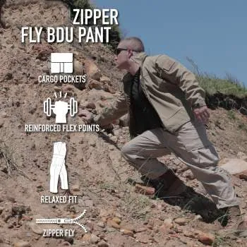 BDU Pants | Tactical Pants For Men | Black Camouflage