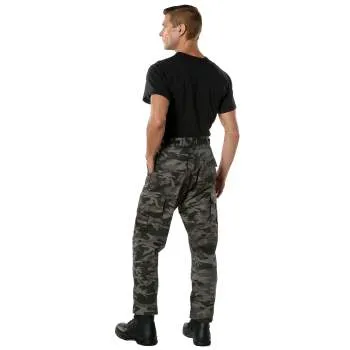 BDU Pants | Tactical Pants For Men | Black Camouflage