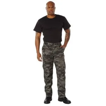 BDU Pants | Tactical Pants For Men | Black Camouflage