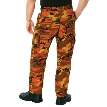 BDU Pants | Tactical Pants For Men | Savage Orange Camouflage